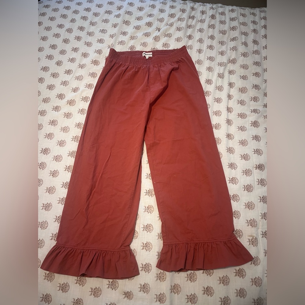 Sonderhaus Ruffle Hem Boxer Pants